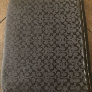 Coach tablet case.